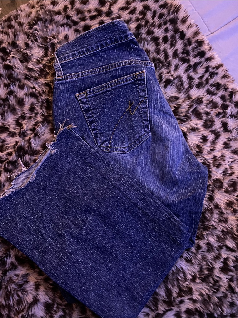 Tommy Hilfiger Dark Blue Straight Leg Jeans